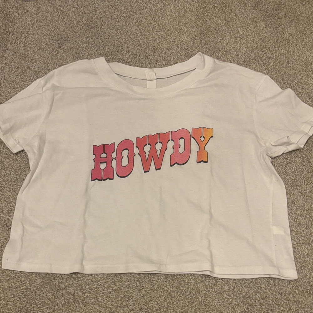 Charlie Southern Howdy Cropped Tank